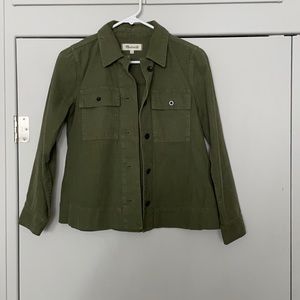 Madewell Northward Cropped Army Jacket